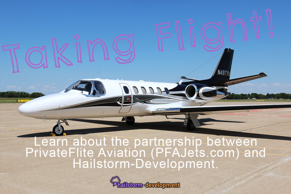 A photo of a PrivateFlite Aviation 2001 Cessna Citation Bravo jet preparing to take flight