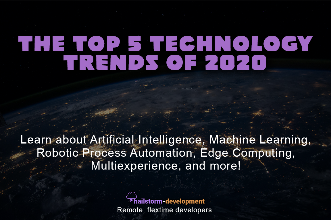 The Top 5 Technology Trends of 2020 | Hailstorm-Development