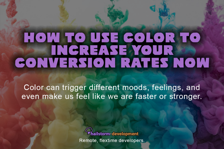 How to use color to increase conversion rates