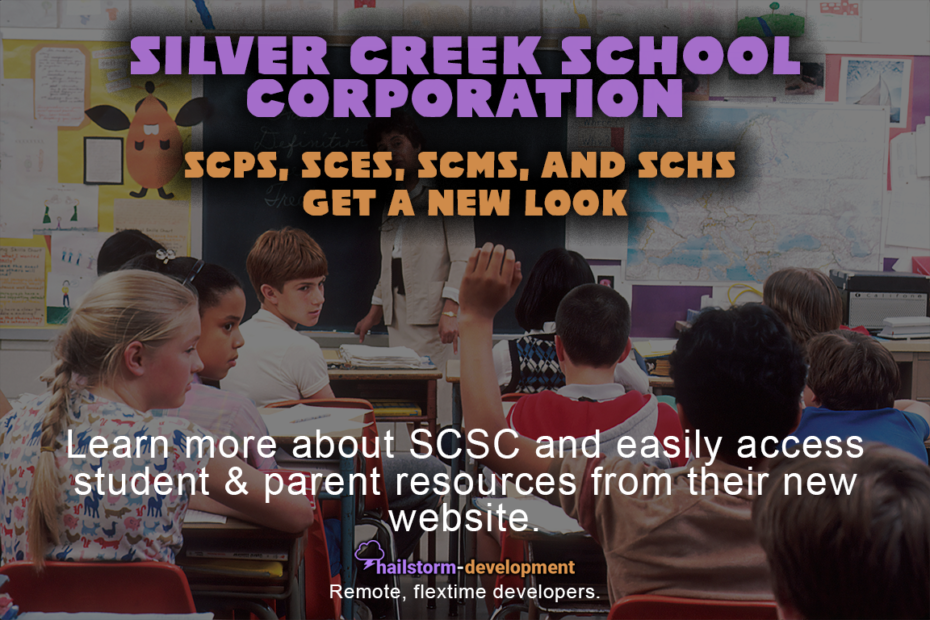 Silver Creek School Corporation: SCPS, SCES, SCMS, and SCHS get a new look