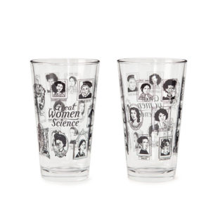 Great women of science pint glass