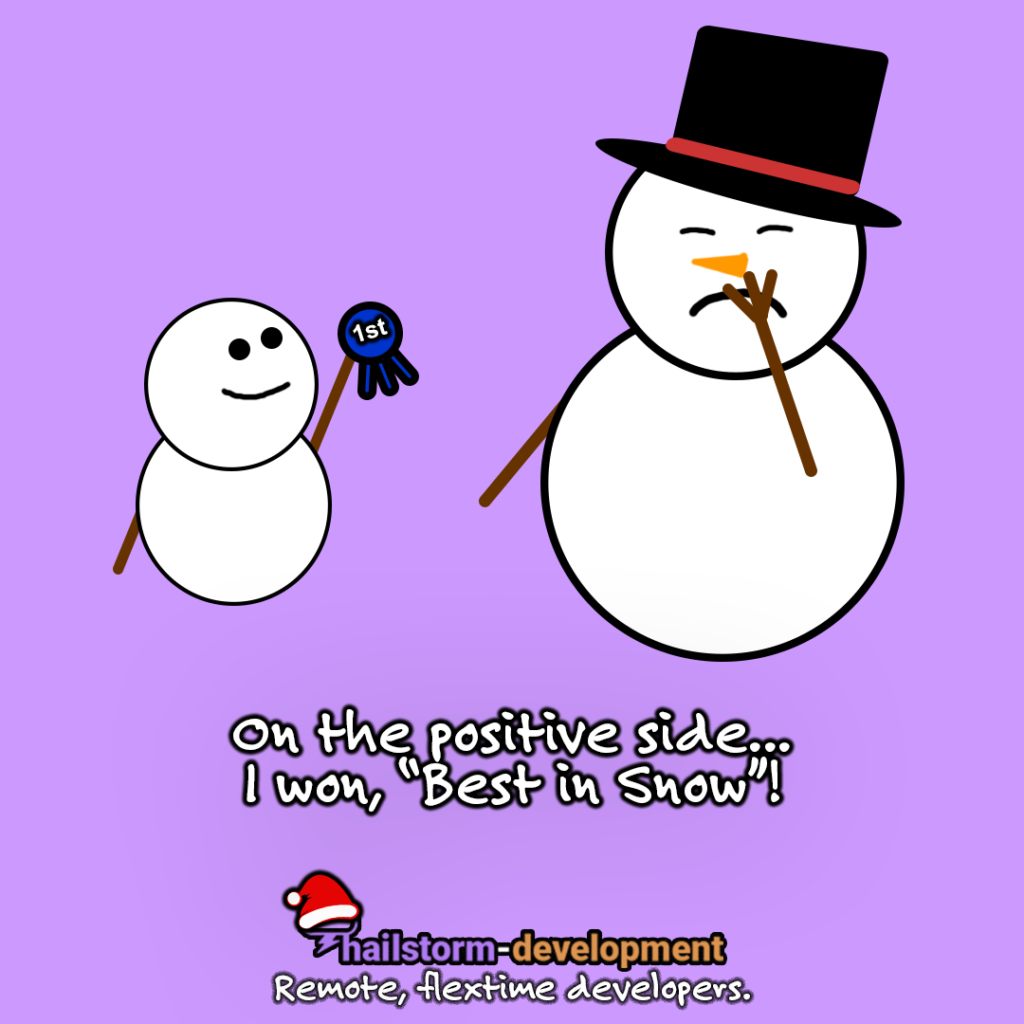 I won "Best in Snow"!