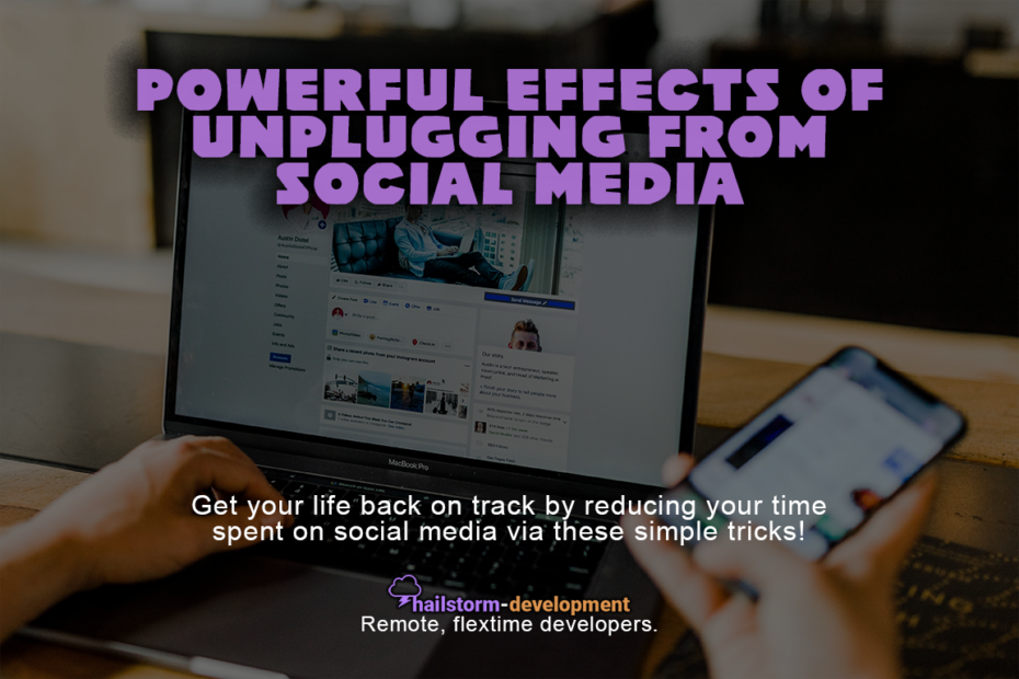 Unplugging from social media benefits