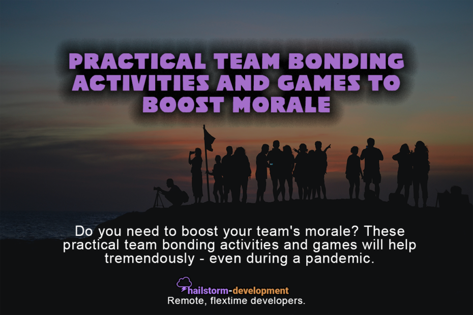 Team bonding activities and games