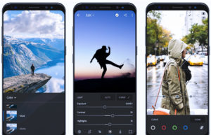 Adobe Lightroom screenshots photo editing app