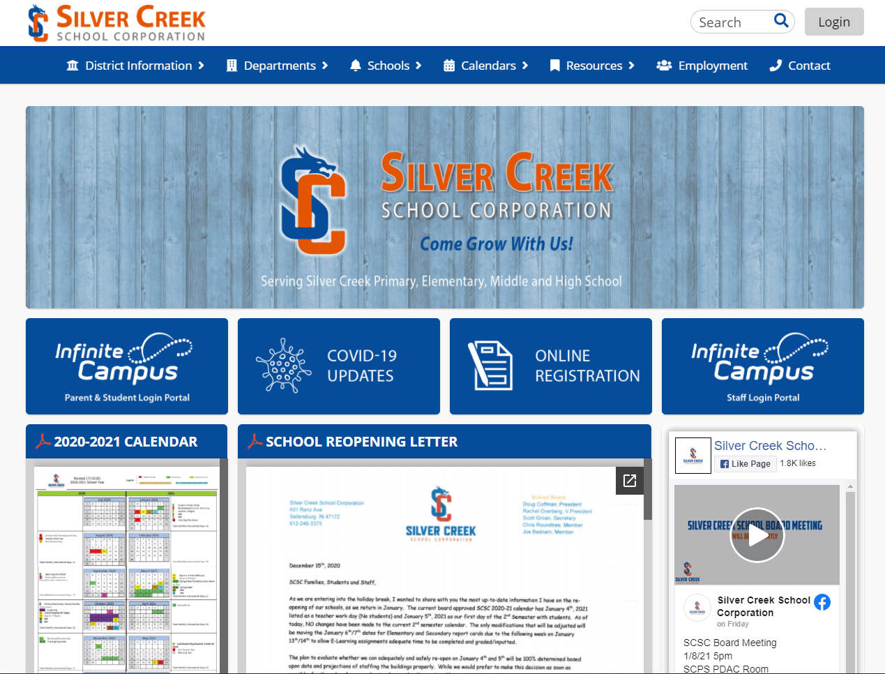 Silver Creek School Corporation - Homepage