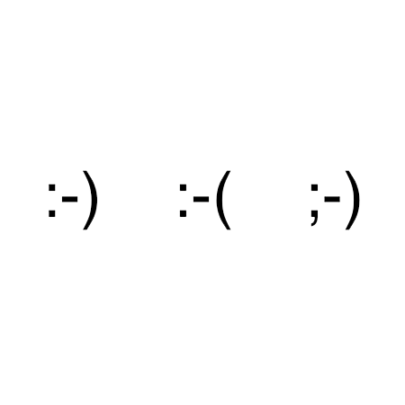 Smile joke marker emojis and frown