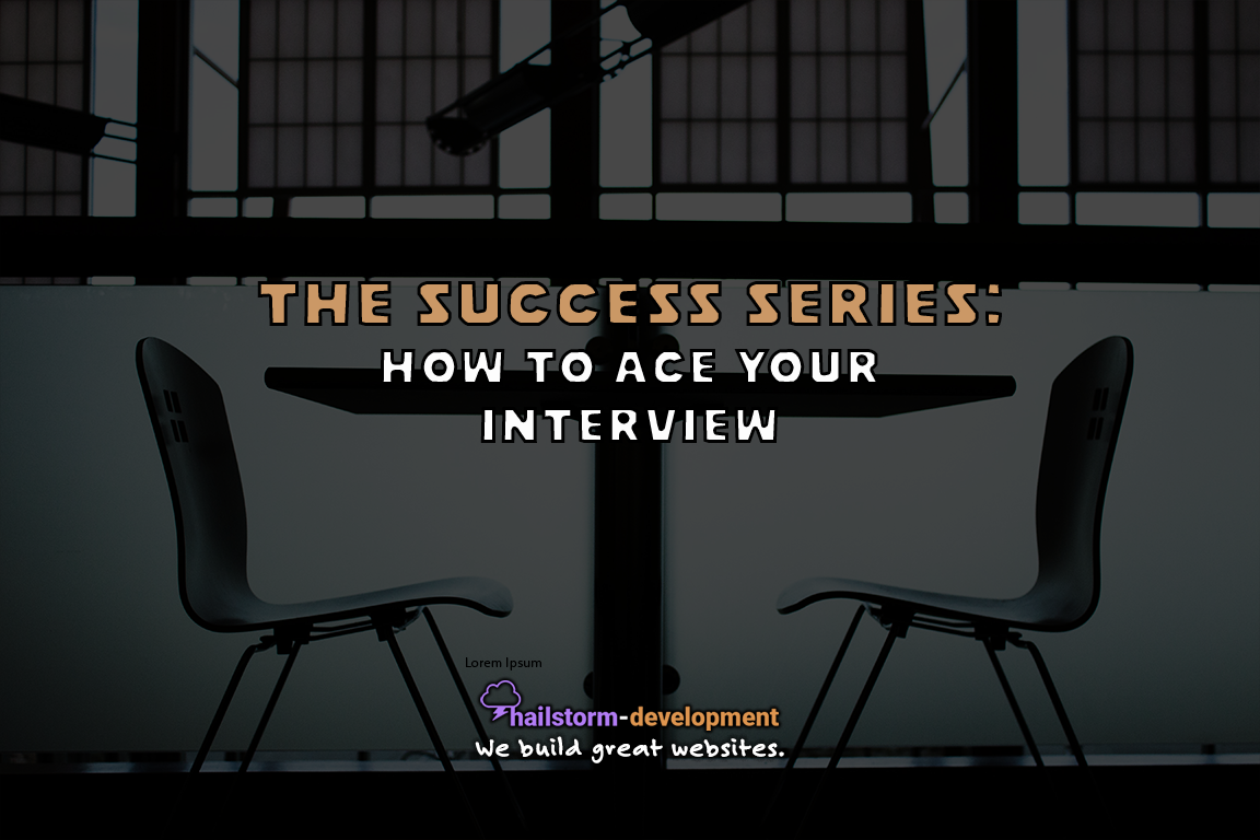 The Success Series How To Ace Your Interview Hailstorm Development