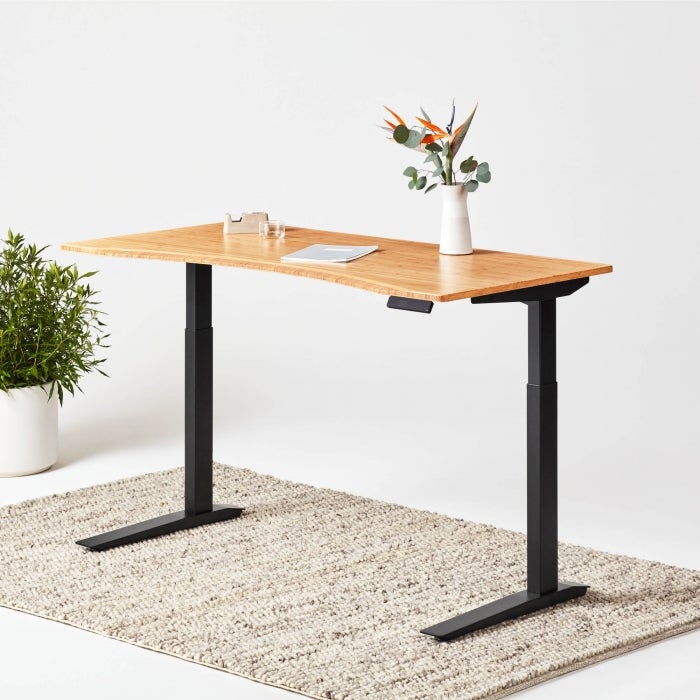 Bamboo standing desk