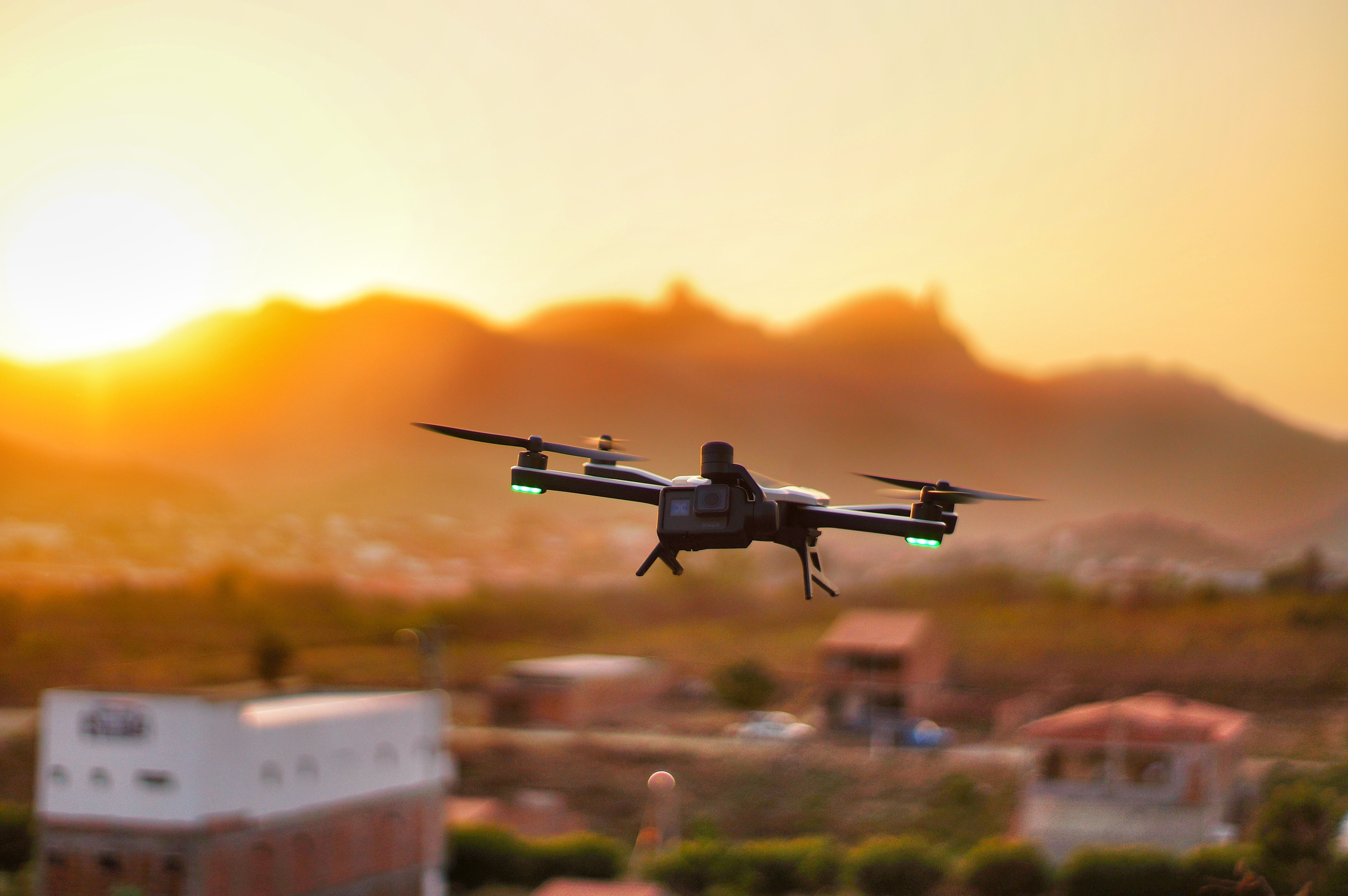 A GoPro Karma flying