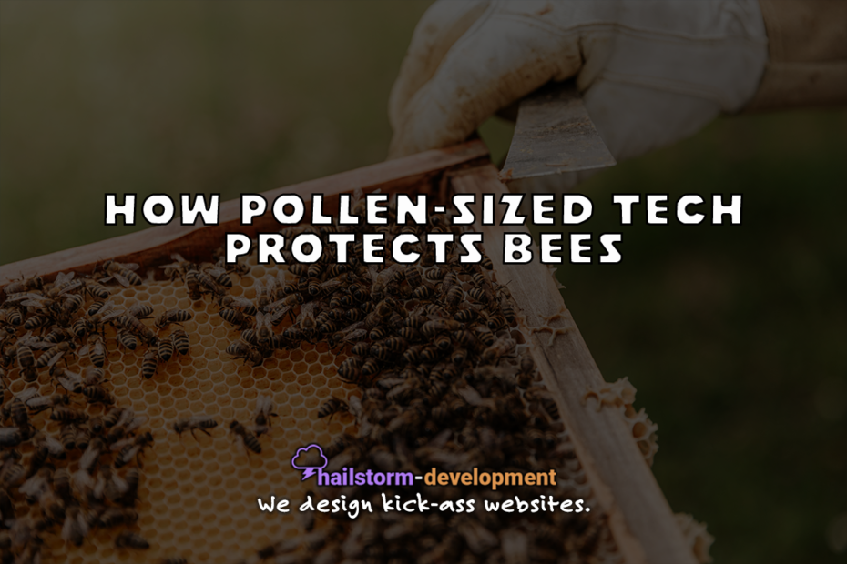 How pollen-sized tech protects bees