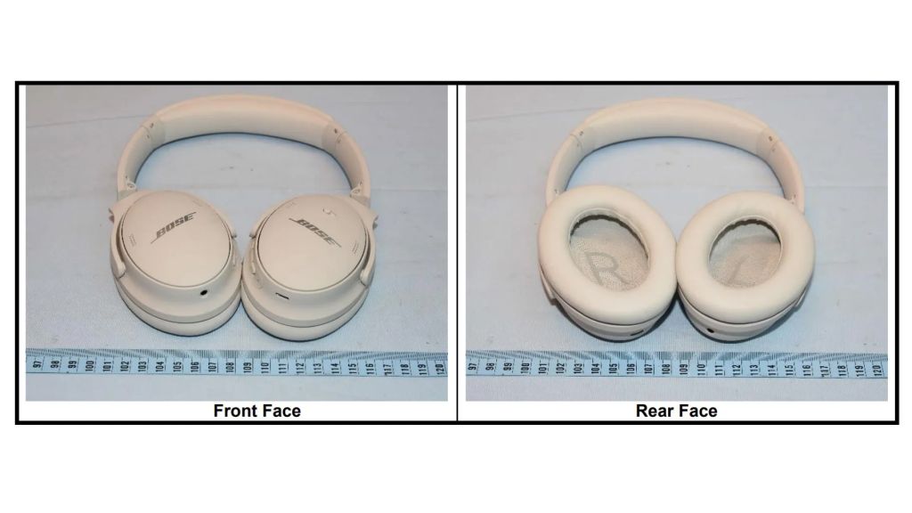 Front and rear faces of the new Bose QuietComfort 45 headphones