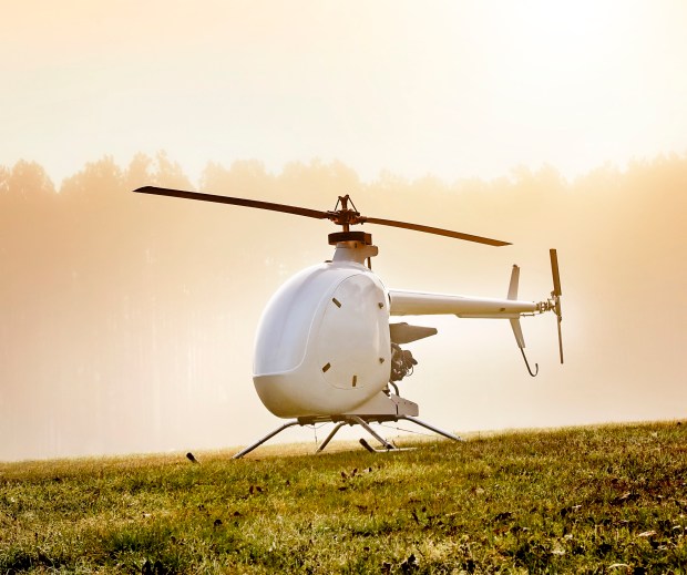 A helicopter-looking drone used by Rain Industries