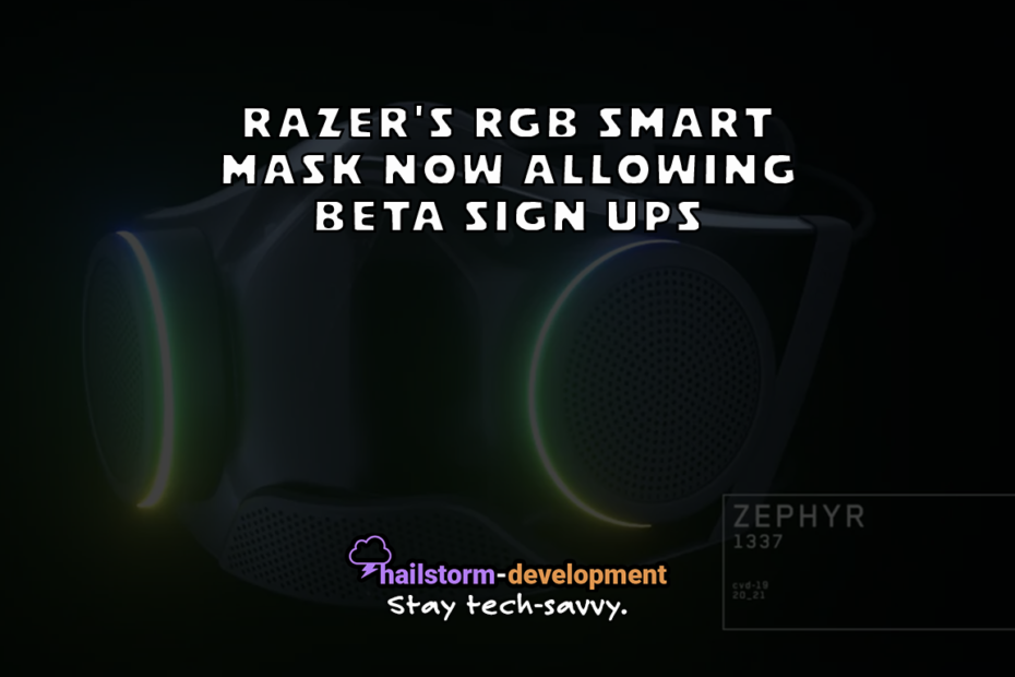 Razer Zephyr RGB smart N95 Face Mask