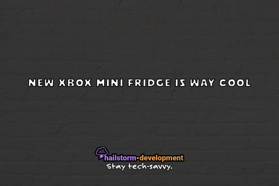 New Xbox mini fridge