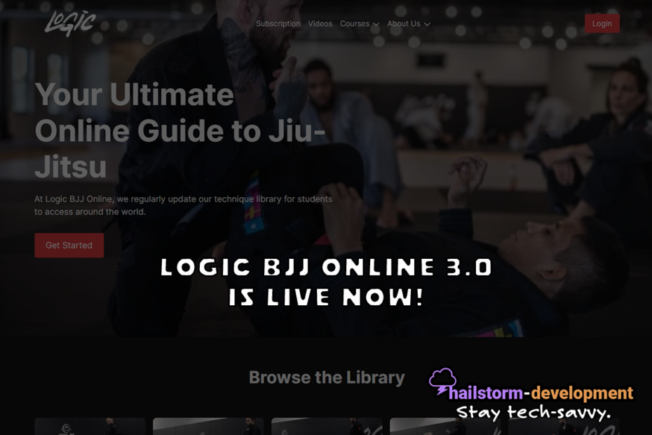 Logic BJJ Online 3.0 is live now